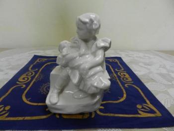 Keramická soška, děvčátko s miminkem - Bechyně Keramická soška, děvčátko s miminkem - Bechyně