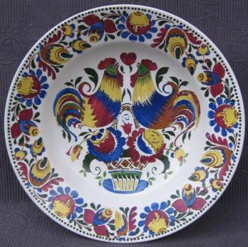 Talíř s ruční malbou I. , zn. Klenčí Talíř s ruční malbou I. , zn. Klenčí