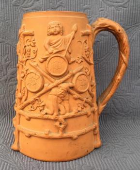 Korbel figurálně zdobený, Wilhelm Schiller & syn Korbel figurálně zdobený, Wilhelm Schiller & syn