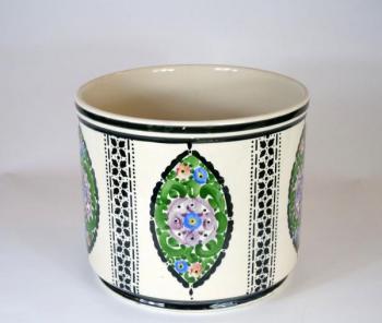 Velký art deco obal na květináč  Velký art deco obal na květináč