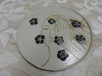 Keramický autorský tác / podnos, signováno Keramický autorský tác / podnos, signováno