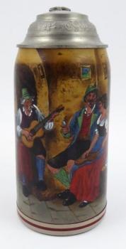 Keramický korbel - muzicírování Keramický korbel - muzicírování