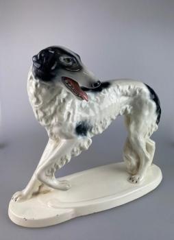 Socha psa glazovaná keramika Socha psa glazovaná keramika