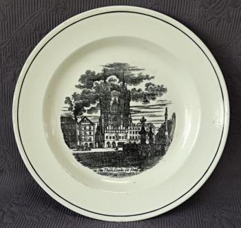 Talíř - Praha, zn. August Nowotny, 19. stol. Talíř - Praha, zn. August Nowotny, 19. stol.