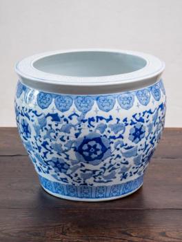 Ručně malovaný květináč v 30,5 cm Ručně malovaný květináč v 30,5 cm