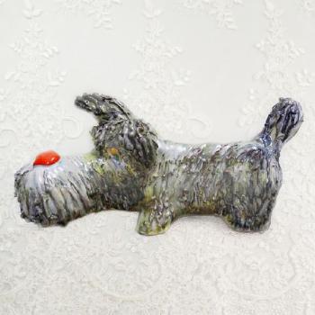 Art deco větší soška psa - Ditmar Urbach Art deco větší soška psa - Ditmar Urbach