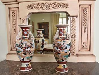 Párové vázy Satsuma z období Meiji 